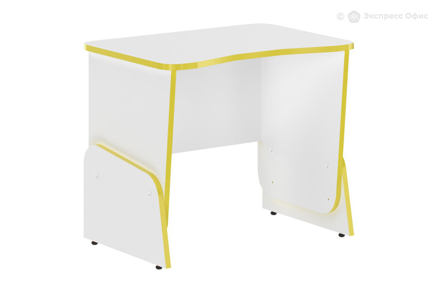  Стол компьютерный игровой Skill STG 7050 Белый/Желтый - фото товара 1 из 1