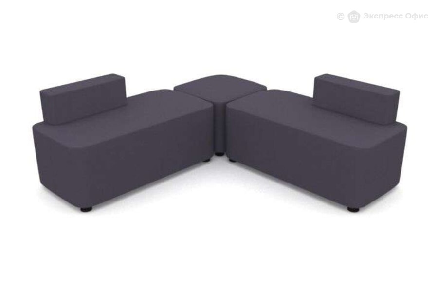  Модульный диван М4 (2DL+1P+2DR) Экокожа Domus Smoky - фото товара 1 из 1