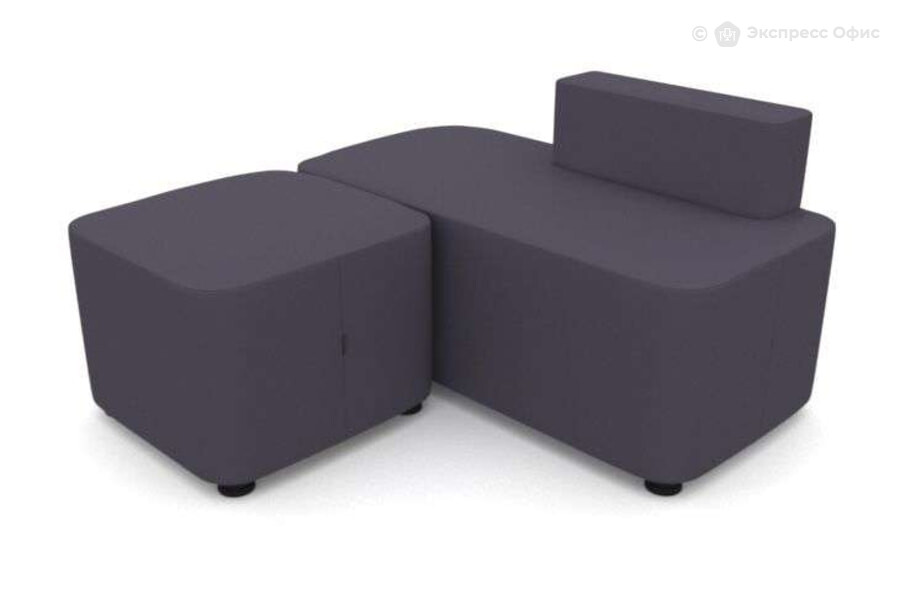  Модульный диван М4 (1P+2DR) Экокожа Domus Smoky - фото товара 1 из 1