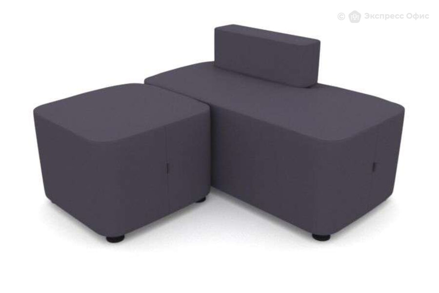  Модульный диван М4 (1P+2DL) Экокожа Domus Smoky - фото товара 1 из 1