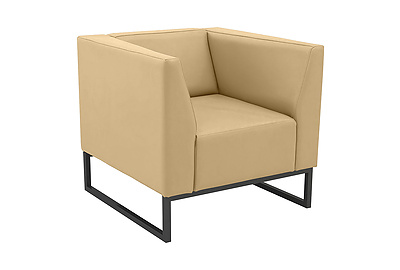 Мягкое кресло (черный муар) Levis Д35-01 - фото товара 1 из 2