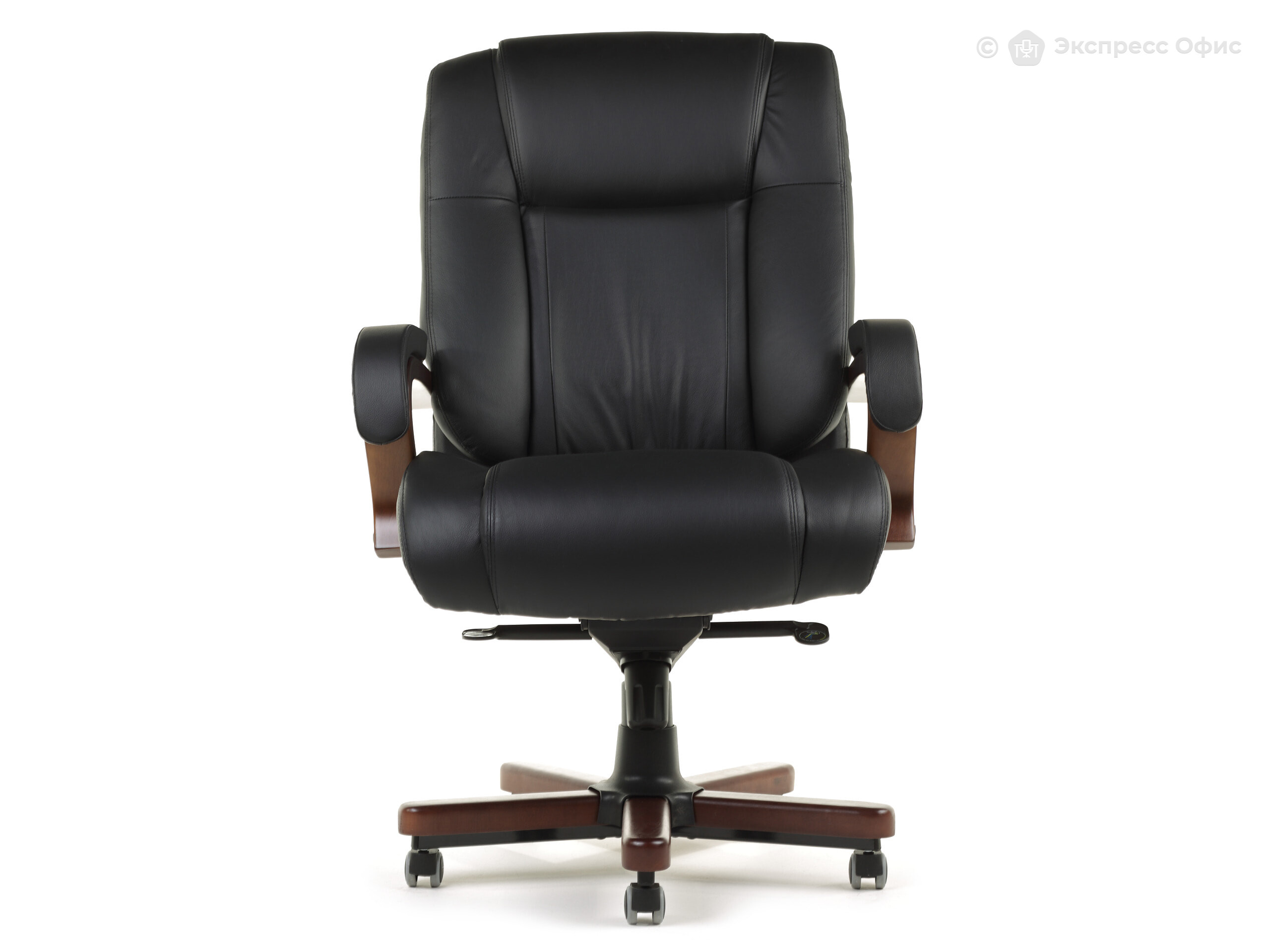 Купить кресло для руководителя T-9925WALNUT/BLACK Кожа черная за 41 752 ...