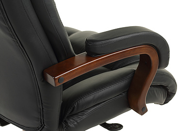 Кресло для руководителя Бюрократ T-9925WALNUT/BLACK - фото товара 8 из 12