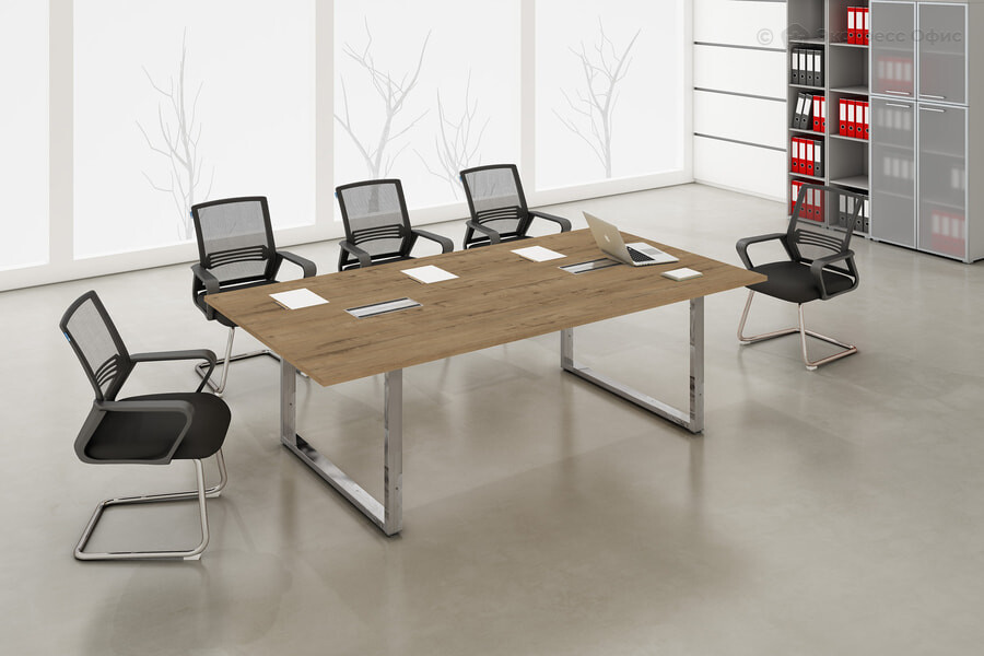 Столы для переговоров Gloss Line Teakwood - фото товара 1 из 2