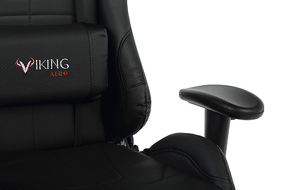 Кресло игровое Zombie VIking 5 Aero BLACK - фото товара 8 из 14