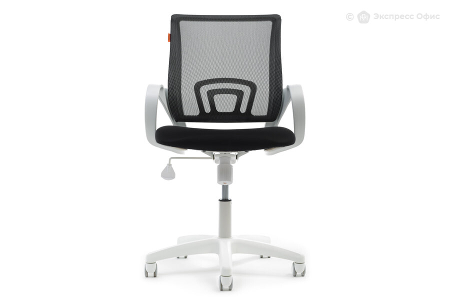  Кресло офисное Chairman 696 White Ткань TW-11 (черная)/Cетка TW-01 черная - фото товара 2 из 3