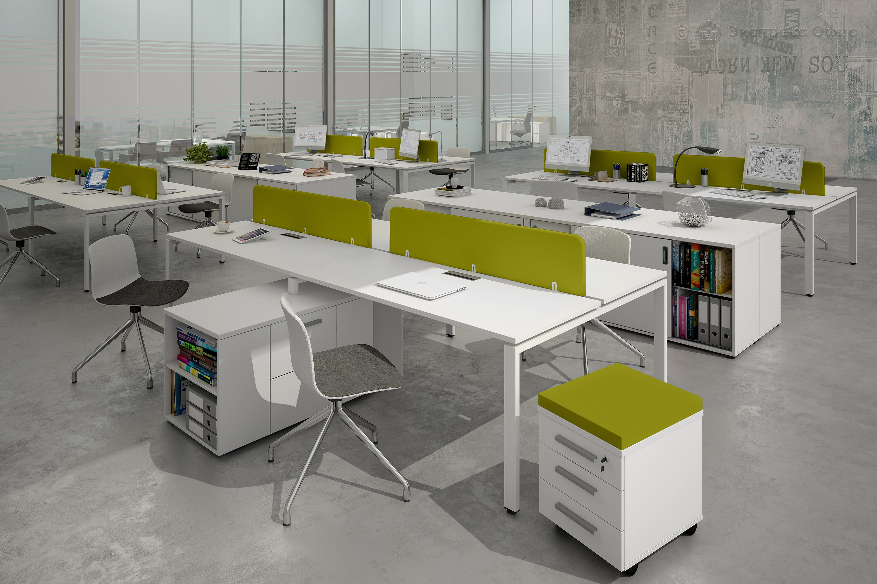 SOFTOffice Рогожка olive