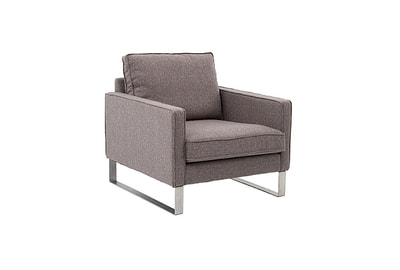 Мягкое кресло (серебристый металлик) Dallas Д52-01 - фото товара 1 из 2