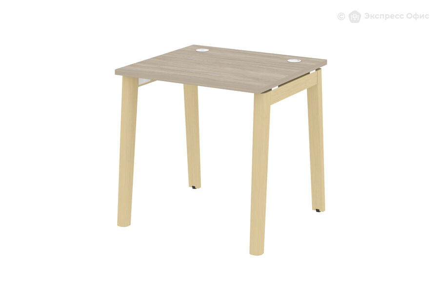  Стол письменный на деревянных опорах Onix wood OW.SP-0.7 Дуб Аттик/Дуб светлый - фото товара 1 из 1