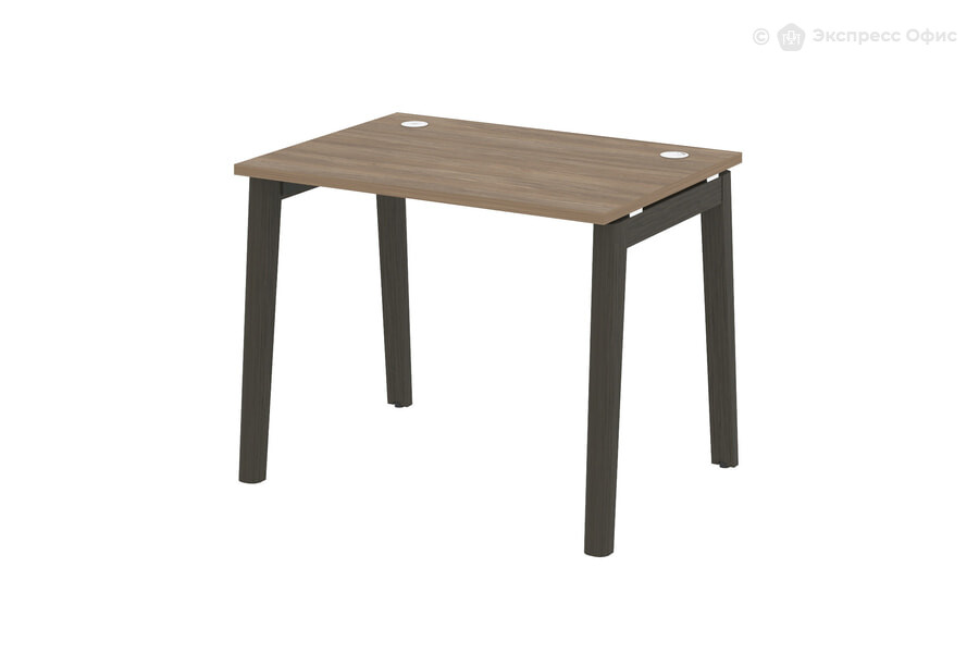  Стол письменный на деревянных опорах Onix wood OW.SP-1.7 Дуб Аризона/Дуб темный - фото товара 1 из 3