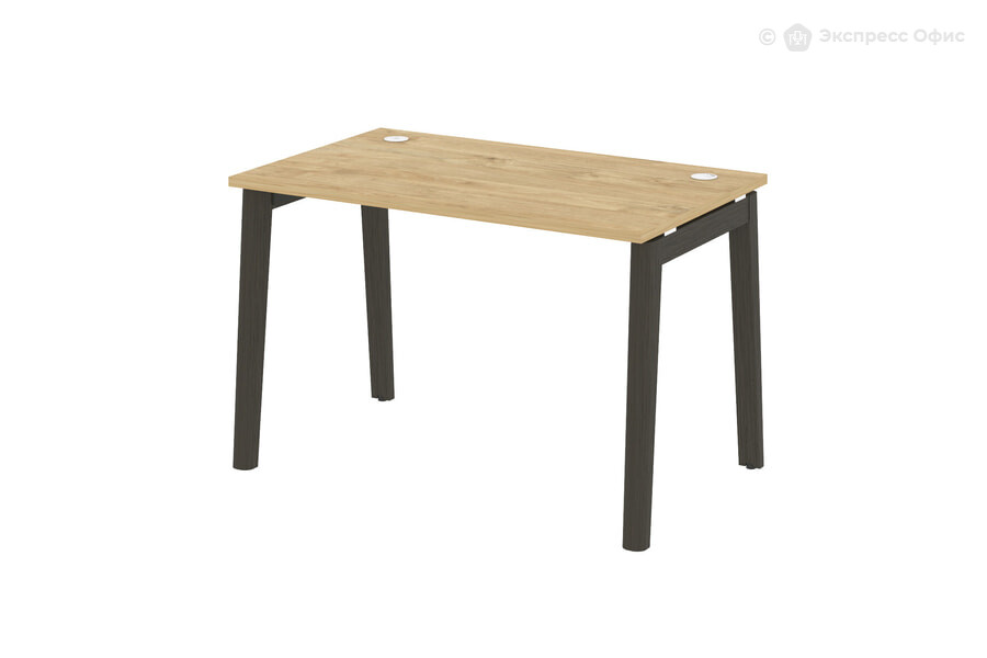  Стол письменный на деревянных опорах Onix wood OW.SP-2.7 Тиквуд светлый/Дуб темный - фото товара 1 из 1