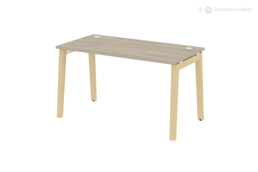  Стол письменный на деревянных опорах Onix wood OW.SP-3.7 Дуб Аттик/Дуб светлый - фото товара 1 из 1