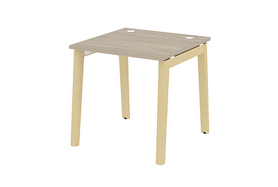 Стол письменный на деревянных опорах Onix wood OW.SP-0.8 - фото товара 1 из 3