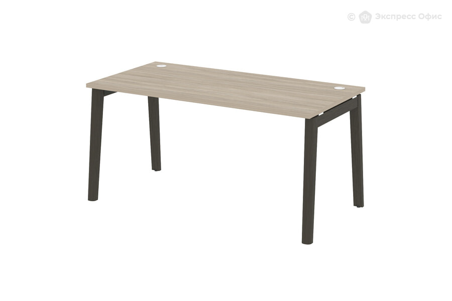  Стол письменный на деревянных опорах Onix wood OW.SP-4.8 Дуб Аттик/Дуб темный - фото товара 1 из 1