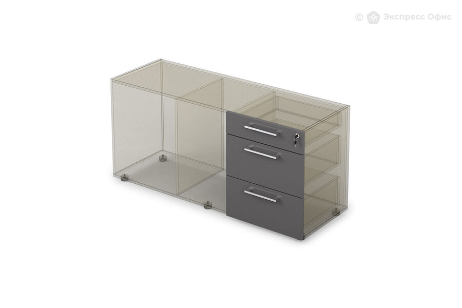  Ящики с доводчиком Arredo 10Т.005.2Д Graphit - фото товара 1 из 3