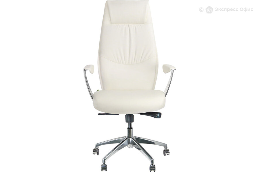  Кресло для руководителя RV Design Orlando Экокожа белая - фото товара 2 из 3