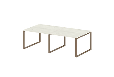 Стол для переговоров (2 столешницы) Metal system style БО.ПРГ-2.2 - фото товара 1 из 2