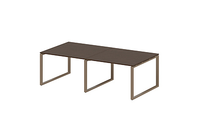 Стол для переговоров (2 столешницы) Metal system style БО.ПРГ-2.2 - фото товара 1 из 2