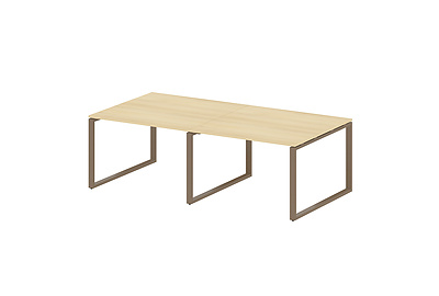 Стол для переговоров (2 столешницы) Metal system style БО.ПРГ-2.2 - фото товара 1 из 2