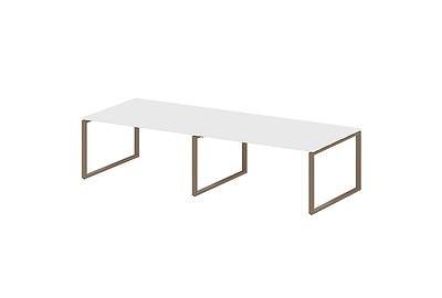 Стол для переговоров (2 столешницы) Metal system style БО.ПРГ-2.4 - фото товара 1 из 2