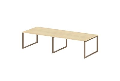 Стол для переговоров (2 столешницы) Metal system style БО.ПРГ-2.4 - фото товара 1 из 2