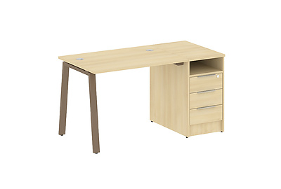 Стол письменный Metal system style БА.РС-СТП-1.1 - фото товара 1 из 2