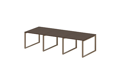 Стол для переговоров (3 столешницы) Metal system style БО.ПРГ-3.1 - фото товара 1 из 2