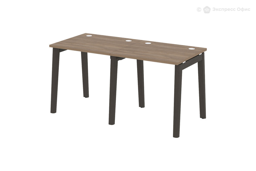  Стол-бенч линейный на деревянных опорах Onix wood OW.RS-2.0.7 Дуб Аризона/Дуб темный - фото товара 1 из 1