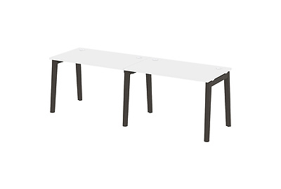 Стол-бенч линейный на деревянных опорах Onix wood OW.RS-2.2.7 - фото товара 1 из 3