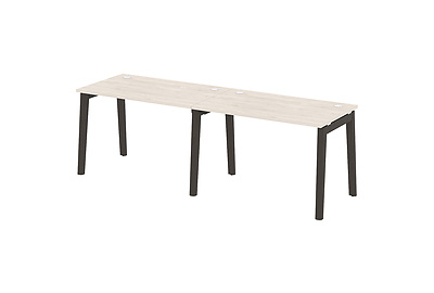 Стол-бенч линейный на деревянных опорах Onix wood OW.RS-2.2.7 - фото товара 1 из 3