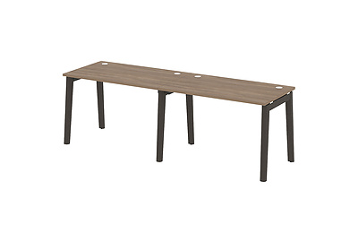 Стол-бенч линейный на деревянных опорах Onix wood OW.RS-2.2.7 - фото товара 1 из 3