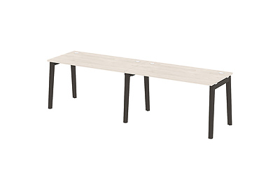 Стол-бенч линейный на деревянных опорах Onix wood OW.RS-2.3.7 - фото товара 1 из 3