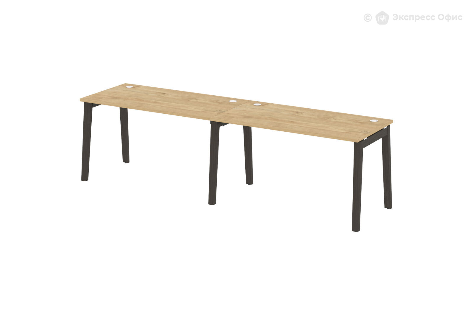 Стол-бенч линейный на деревянных опорах Onix wood OW.RS-2.3.7 - фото товара 1 из 3