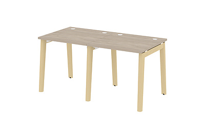 Стол-бенч линейный на деревянных опорах Onix wood OW.RS-2.0.8 - фото товара 1 из 3