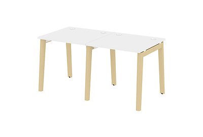 Стол-бенч линейный на деревянных опорах Onix wood OW.RS-2.0.8 - фото товара 1 из 3