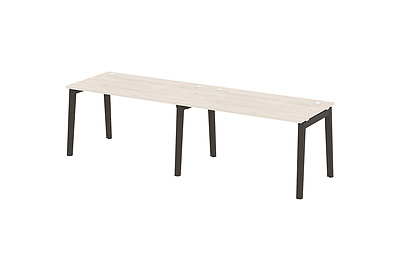 Стол-бенч линейный на деревянных опорах Onix wood OW.RS-2.3.8 - фото товара 1 из 3