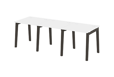 Стол-бенч линейный на деревянных опорах Onix wood OW.RS-3.0.8 - фото товара 1 из 3