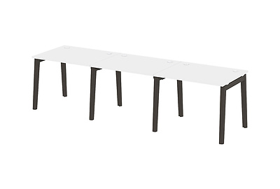 Стол-бенч линейный на деревянных опорах Onix wood OW.RS-3.1.8 - фото товара 1 из 3