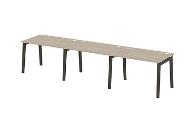 Стол-бенч линейный на деревянных опорах Onix wood OW.RS-3.2.8 - фото товара 1 из 3