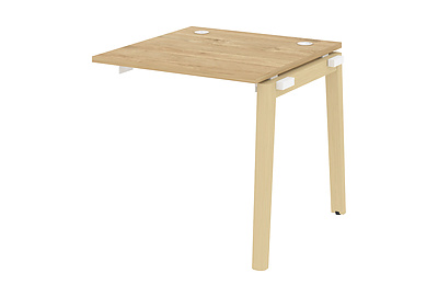 Модуль бенч-системы линейный, на деревянных опорах Onix wood OW.1.NRS-0.8 - фото товара 1 из 3