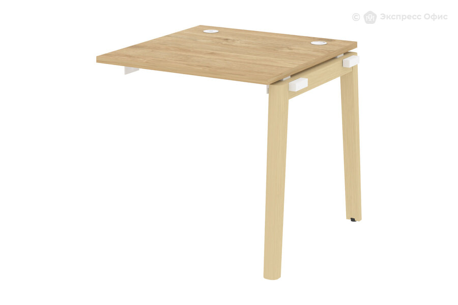  Модуль бенч-системы линейный, на деревянных опорах Onix wood OW.1.NRS-0.8 Тиквуд светлый/Дуб светлый - фото товара 1 из 1