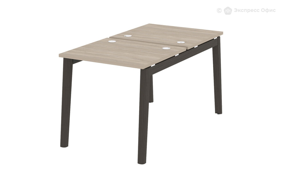  Стол-бенч двойной на деревянных опорах Onix wood OW.D.RS-2.0.7 Дуб Аттик/Дуб темный - фото товара 1 из 1