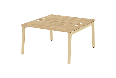 Стол-бенч двойной на деревянных опорах Onix wood OW.D.RS-2.3.7 - фото товара 1 из 3