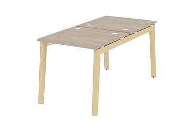 Стол-бенч двойной на деревянных опорах Onix wood OW.D.RS-2.0.8 - фото товара 1 из 3