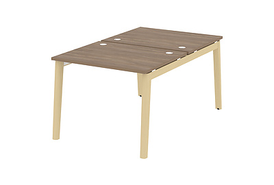 Стол-бенч двойной на деревянных опорах Onix wood OW.D.RS-2.1.8 - фото товара 1 из 3