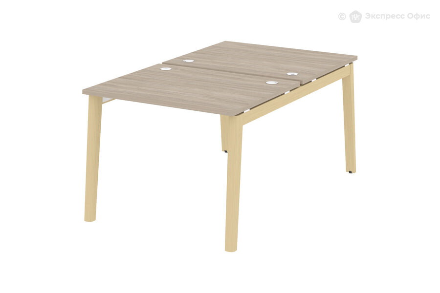  Стол-бенч двойной на деревянных опорах Onix wood OW.D.RS-2.1.8 Дуб Аттик/Дуб светлый - фото товара 1 из 1