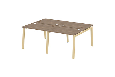 Стол-бенч двойной на деревянных опорах Onix wood OW.D.RS-4.1.7 - фото товара 1 из 3