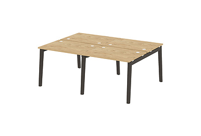 Стол-бенч двойной на деревянных опорах Onix wood OW.D.RS-4.1.7 - фото товара 1 из 3