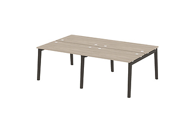 Стол-бенч двойной на деревянных опорах Onix wood OW.D.RS-4.2.7 - фото товара 1 из 3