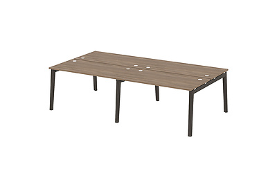 Стол-бенч двойной на деревянных опорах Onix wood OW.D.RS-4.3.7 - фото товара 1 из 3